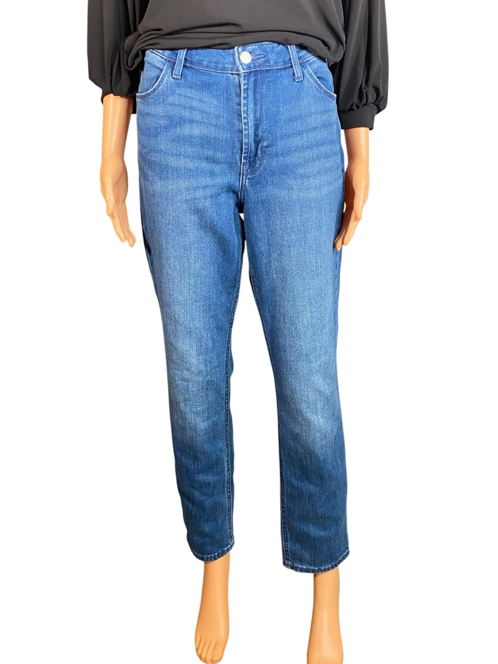 Old Navy Wow Straight Jeans High Rise Denim 5 Pocket Cotton Blend Womens SZ 10